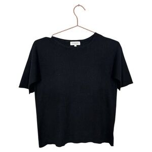 Eric Bompard Short Sleeve Cashmere Pullover Sweater